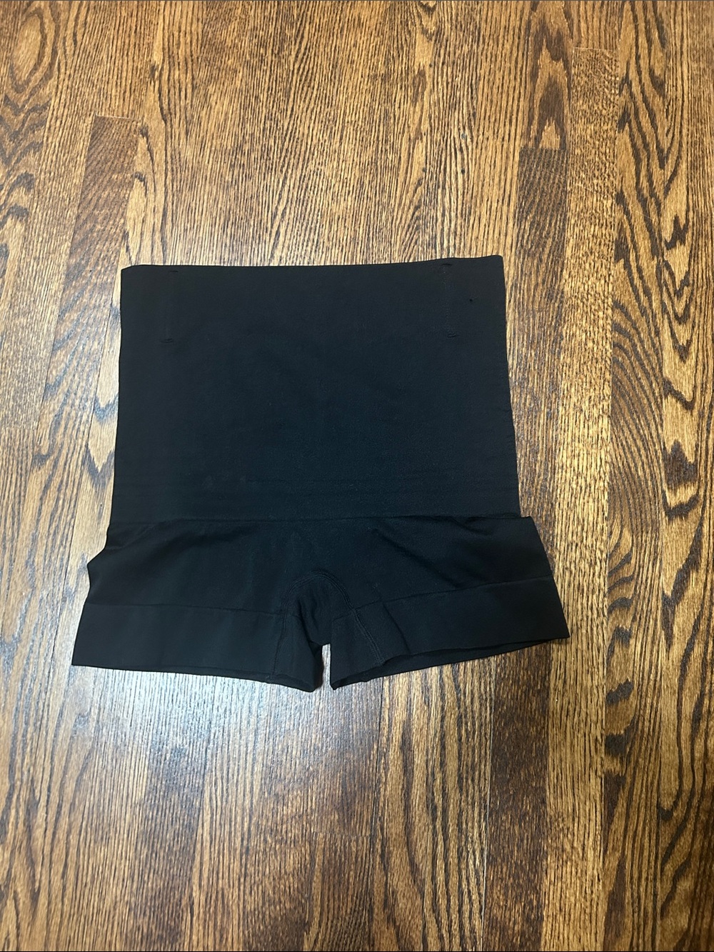 Black High-Waist Shaping Shorts